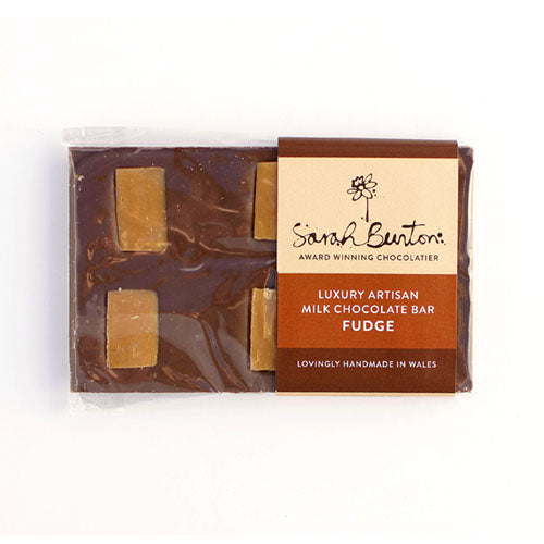 Sarah Bunton Fudge Bar (Milk Chocolate) 90g [WHOLE CASE] by Sarah Bunton - The Pop Up Deli
