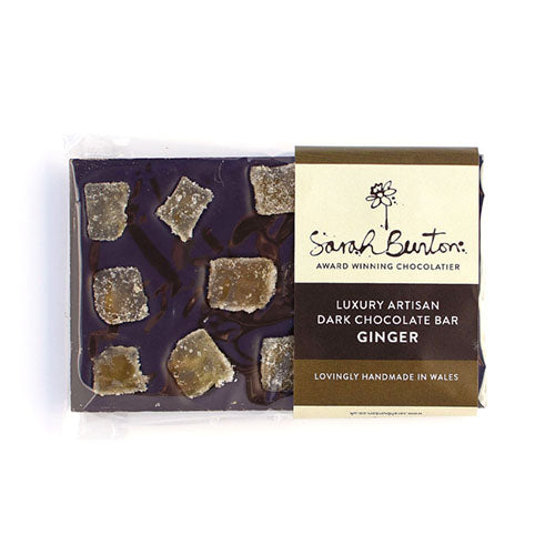 Sarah Bunton Ginger Bar (Dark Chocolate) 90g [WHOLE CASE] by Sarah Bunton - The Pop Up Deli