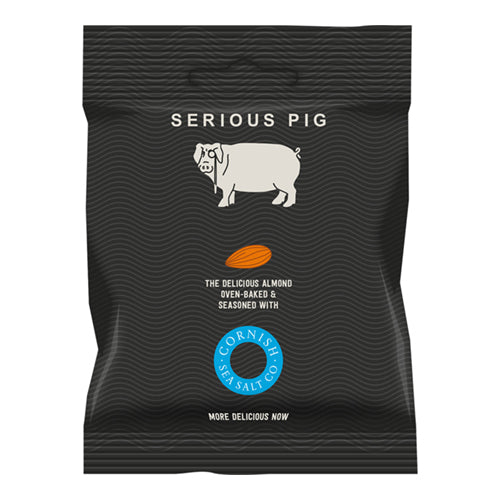 Serious Pig Almonds 'Cornish Sea Salted' 35g [WHOLE CASE] by Serious Pig - The Pop Up Deli