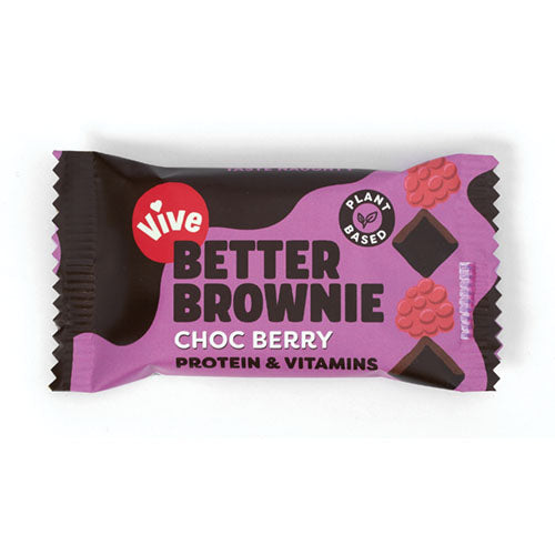 Vive Better Brownie, Chocolate Berry 35g [WHOLE CASE] by Vive - The Pop Up Deli