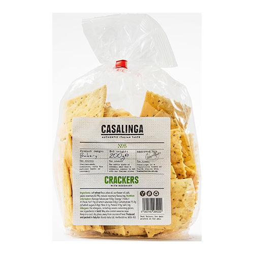 Casalinga Cracker With Rosemary 200g [WHOLE CASE] by CASALINGA - The Pop Up Deli