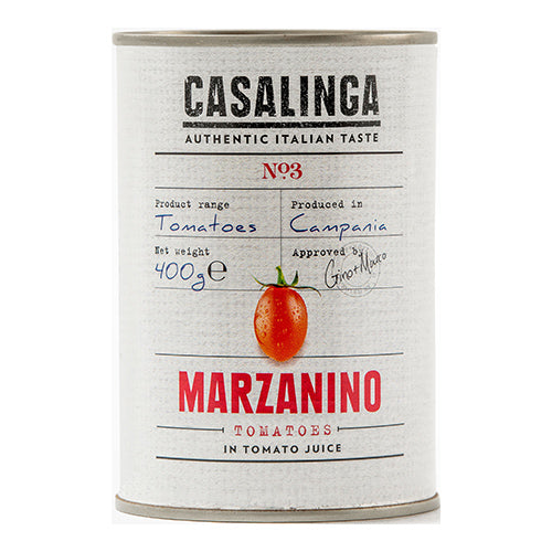 Casalinga Marzanino Tomatoes 400g [WHOLE CASE] by CASALINGA - The Pop Up Deli