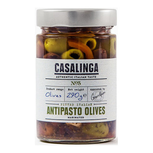 Casalinga Pitted Italian Antipasti Olives 290g [WHOLE CASE] by CASALINGA - The Pop Up Deli