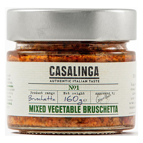 Casalinga Mixed Vegetables Bruschetta 160g [WHOLE CASE] by CASALINGA - The Pop Up Deli