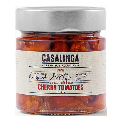 Casalinga Semi-Dried Cherry Tomatoes 220g [WHOLE CASE] by CASALINGA - The Pop Up Deli