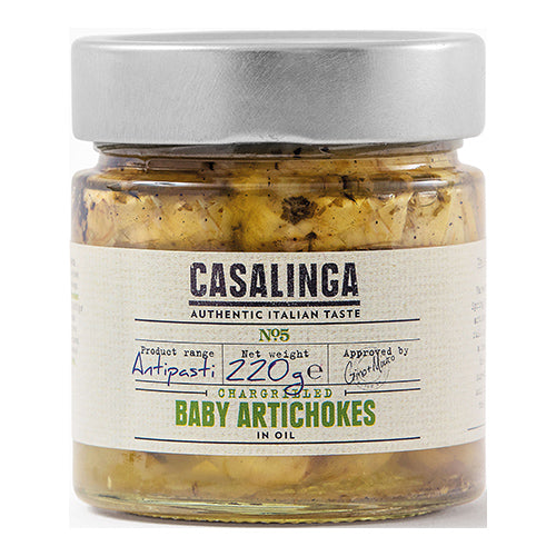 Casalinga Chargrilled Baby Artichokes 220g [WHOLE CASE] by CASALINGA - The Pop Up Deli