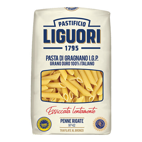 Liguori Penne Rigate 42 "New" 500g [WHOLE CASE] by LIGUORI - The Pop Up Deli