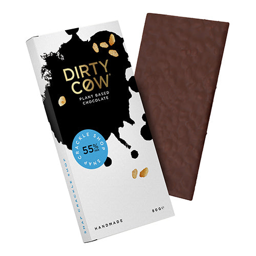 Dirty Cow Chocolate Snap Crackle Shop 80g [WHOLE CASE] by Dirty Cow Chocolate - The Pop Up Deli