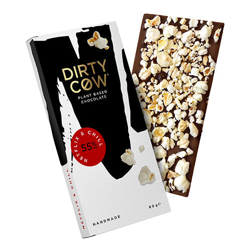 Dirty Cow Chocolate Netflix And Chill 80g [WHOLE CASE] by Dirty Cow Chocolate - The Pop Up Deli