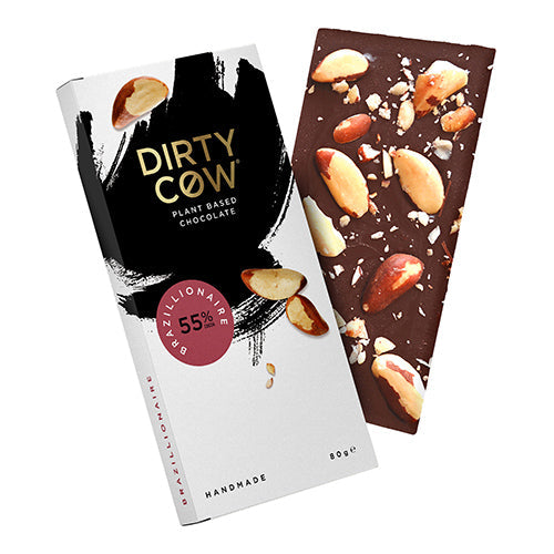 Dirty Cow Chocolate Brazillionaire 80g [WHOLE CASE] by Dirty Cow Chocolate - The Pop Up Deli