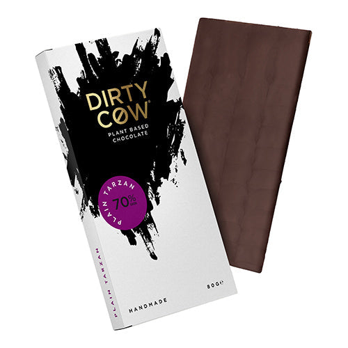 Dirty Cow Chocolate Plain Tarzan 80g [WHOLE CASE] by Dirty Cow Chocolate - The Pop Up Deli