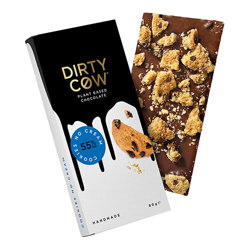Dirty Cow Chocolate Cookies No Cream 80g [WHOLE CASE] by Dirty Cow Chocolate - The Pop Up Deli