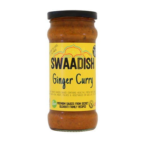 Swaadish Ginger Curry Sauce 350g [WHOLE CASE] by Swaadish Curry Sauce - The Pop Up Deli