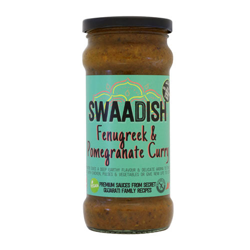 Swaadish Fenugreek & Pomegranate Curry Sauce 350g [WHOLE CASE] by Swaadish Curry Sauce - The Pop Up Deli