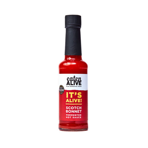 Eaten Alive Scotch Bonnet Fermented Hot Sauce 150ml [WHOLE CASE] by Eaten Alive - The Pop Up Deli