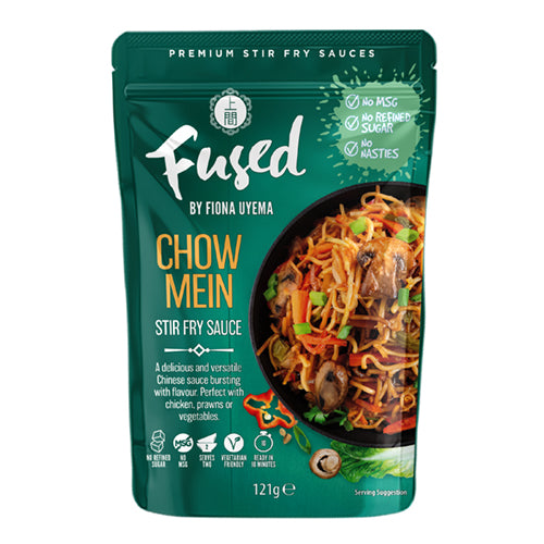 Fused Chow Mein Stir Fry Sauce 121g [WHOLE CASE] by Fused by Fiona Uyema - The Pop Up Deli