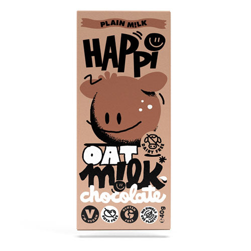 HAPPI Plain M!Lk Oat M!Lk Chocolate 40g [WHOLE CASE] by HAPPI - The Pop Up Deli