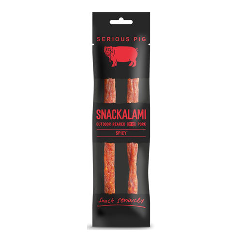 Serious Pig Snackalami Spicy 30g [WHOLE CASE] by Serious Pig - The Pop Up Deli