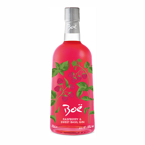 Boe Gin Raspberry & Sweet Basil Gin 700ml [WHOLE CASE]
