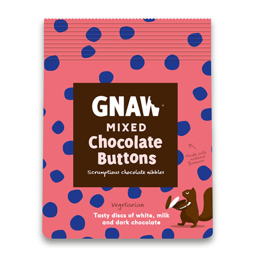 Gnaw Mixed Choc Buttons [WHOLE CASE] by Gnaw Chocolate - The Pop Up Deli