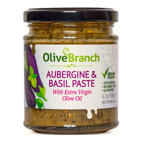 Olive Branch Mezze - Aubergine & Basil Past [WHOLE CASE] by Olive Branch - The Pop Up Deli