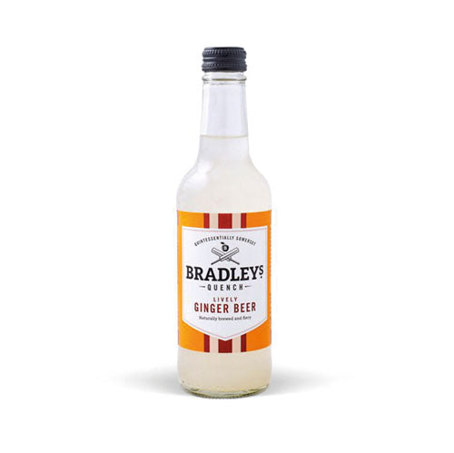Bradleys Quench Naturally Brewed Ginger Beer 330ml [WHOLE CASE]