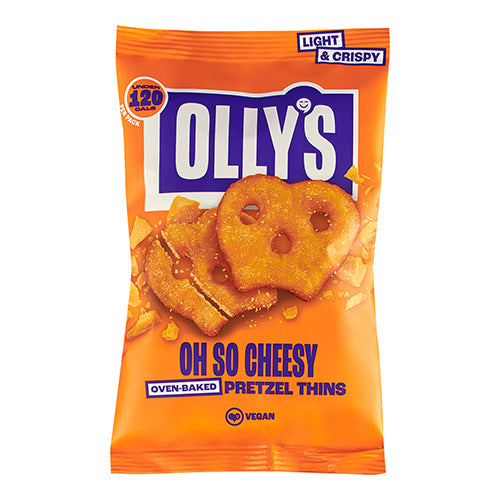 Olly's Pretzel Thins - Vegan Cheese 35g  [WHOLE CASE]