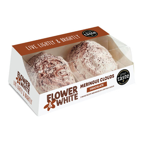 Flower & White Chocolate Meringue Clouds (aka Giants ) - Twins [WHOLE CASE] by Flower & White - The Pop Up Deli
