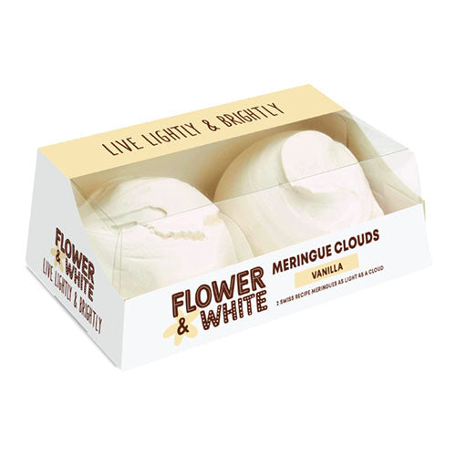 Flower & White Vanilla Meringue Clouds (aka Giants ) - Twins [WHOLE CASE] by Flower & White - The Pop Up Deli