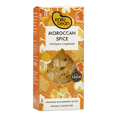 Easy Bean Moroccan Spice Chickpea Crispbread 110g [WHOLE CASE]