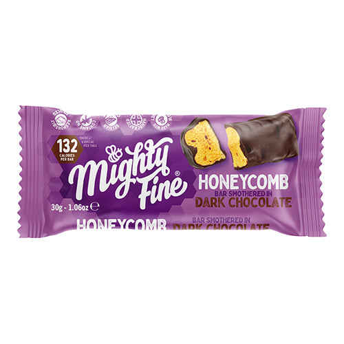 Mighty Fine Chocolate Dark Honeycomb 30g Bar [WHOLE CASE] by Mighty Fine - The Pop Up Deli