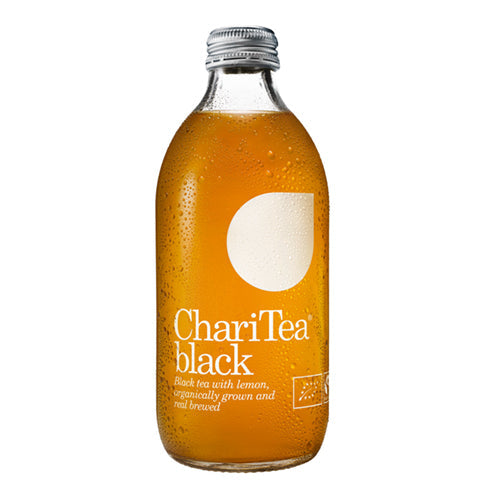 ChariTea Black Iced Black Tea With Lemon 330ml  [WHOLE CASE]