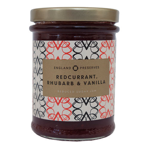 England Preserves Rhubarb, Redcurrant & Vanilla [WHOLE CASE] by England Preserves - The Pop Up Deli
