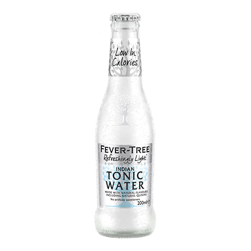 Fever-Tree Refreshingly Light Premium Indian Tonic Water 200ml Case x24  [WHOLE CASE]