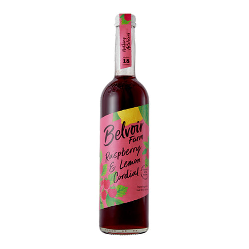 Belvoir Fruit Farms Raspberry and Lemon Cordial 500ml [WHOLE CASE] by Belvoir Fruit Farms - The Pop Up Deli