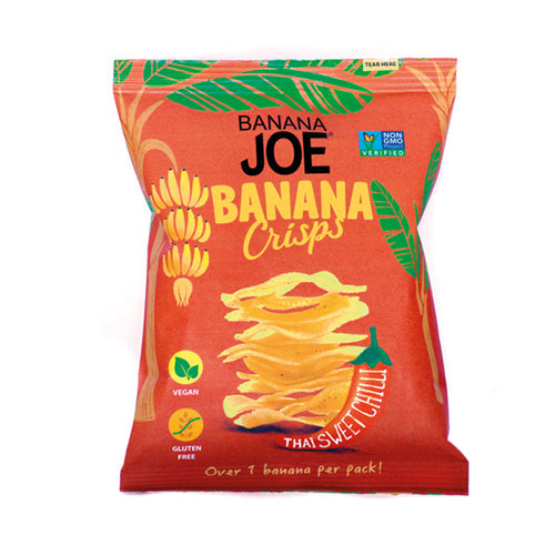 Banana Joe Thai Sweet Chilli Banana Crisps 23g [WHOLE CASE] by Banana Joe - The Pop Up Deli