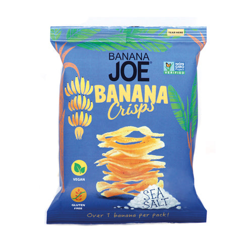 Banana Joe Sea Salt Banana Crisps 23g [WHOLE CASE] by Banana Joe - The Pop Up Deli