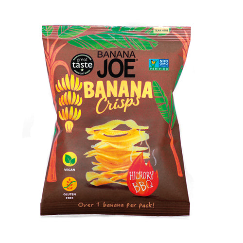 Banana Joe Hickory BBQ Banana Crisps 23g [WHOLE CASE] by Banana Joe - The Pop Up Deli