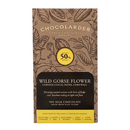 Chocolarder Wild Gorse Flower 50% Milk [WHOLE CASE] by Chocolarder - The Pop Up Deli
