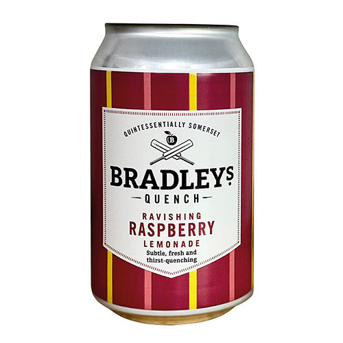 Bradleys Ravishing Raspberry Lemonade 330ml Can [WHOLE CASE]