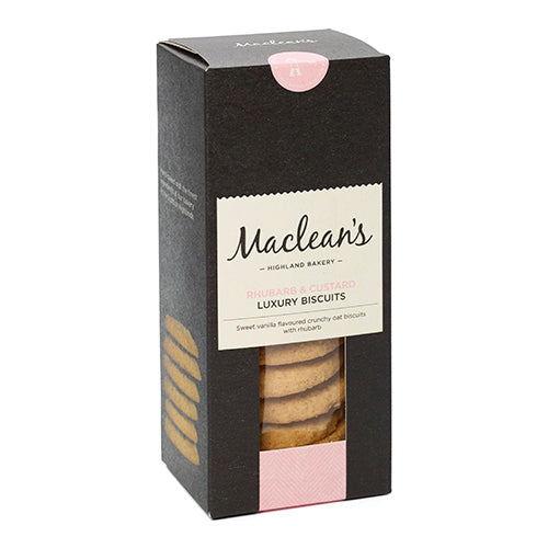 Macleans Rhubarb and Custard Luxury Biscuits [WHOLE CASE] by Macleans Highland Bakery - The Pop Up Deli