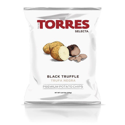 Torres Black Truffle Flavoured Crisps 125g [WHOLE CASE] by Torres - The Pop Up Deli