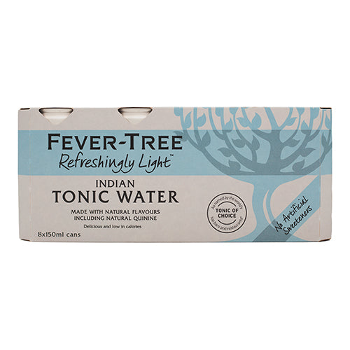 Fever-Tree Refreshingly Light Premium Indian Tonic Water Cans 3x8  [WHOLE CASE]