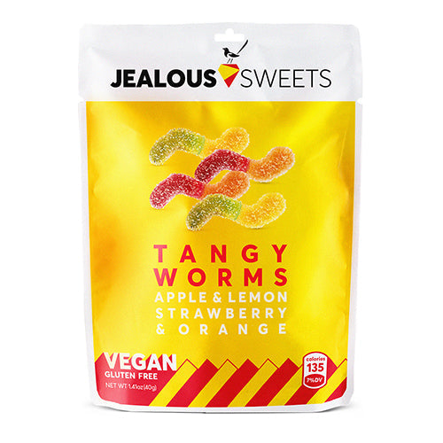 Jealous Tangy Worms 40g Impulse Bags [WHOLE CASE] by Jealous Sweets - The Pop Up Deli