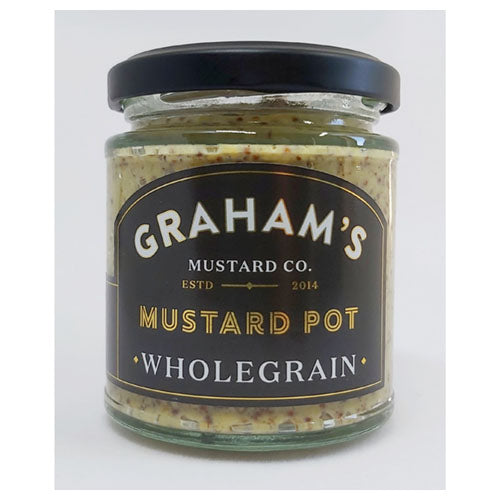 Graham's Wholegrain Mustard 190g [WHOLE CASE] by Graham's - The Pop Up Deli