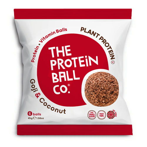 The Protein Ball Co - Goji & Coconut Protein Ball 45g Bag [WHOLE CASE] by The Protein Ball Co - The Pop Up Deli