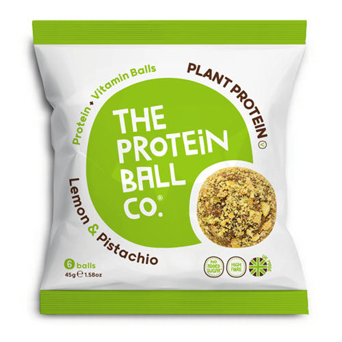 The Protein Ball Co - Lemon & Pistachio Protein Ball 45g Bag [WHOLE CASE] by The Protein Ball Co - The Pop Up Deli