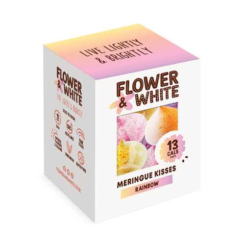 Flower & White Meringue Drops - Rainbow Fruit [WHOLE CASE] by Flower & White - The Pop Up Deli