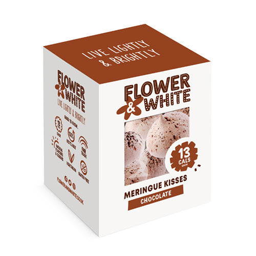 Flower & White Meringue Drops - Chocolate [WHOLE CASE] by Flower & White - The Pop Up Deli