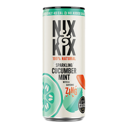 NIX&KIX Cucumber & Mint 250ml Can  [WHOLE CASE]